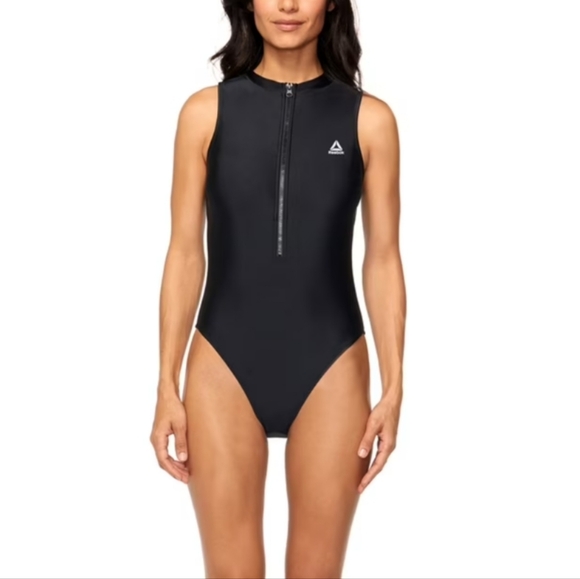 Reebok Other - Reebok Zip Front One Piece Swimsuit